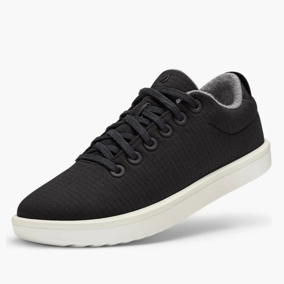 allbirds Shoes - Allbirds Womens Wool Piper Woven Natural Black Low Top Sneaker - Size 9